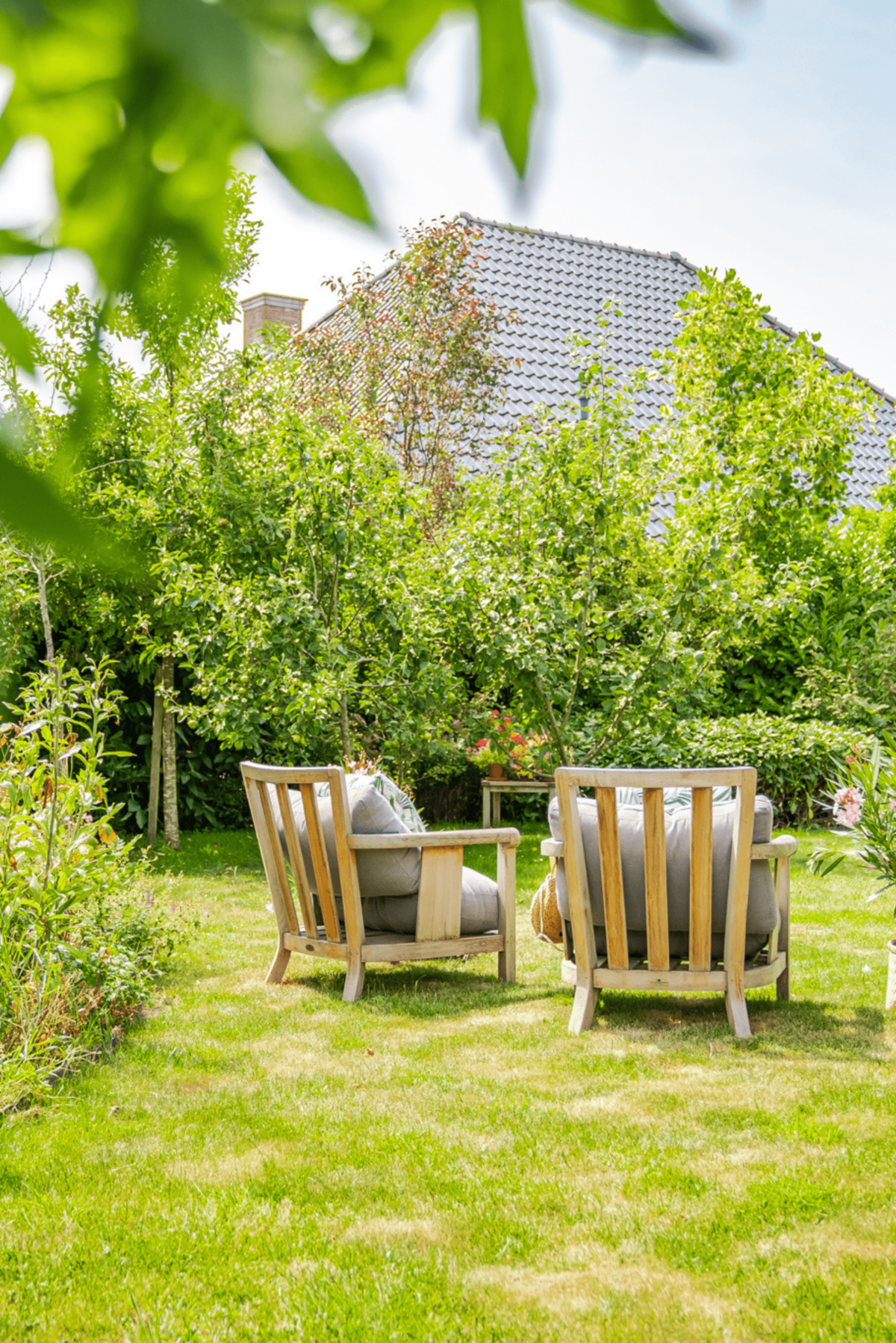 Doorkijkje in natuurlijke tuin