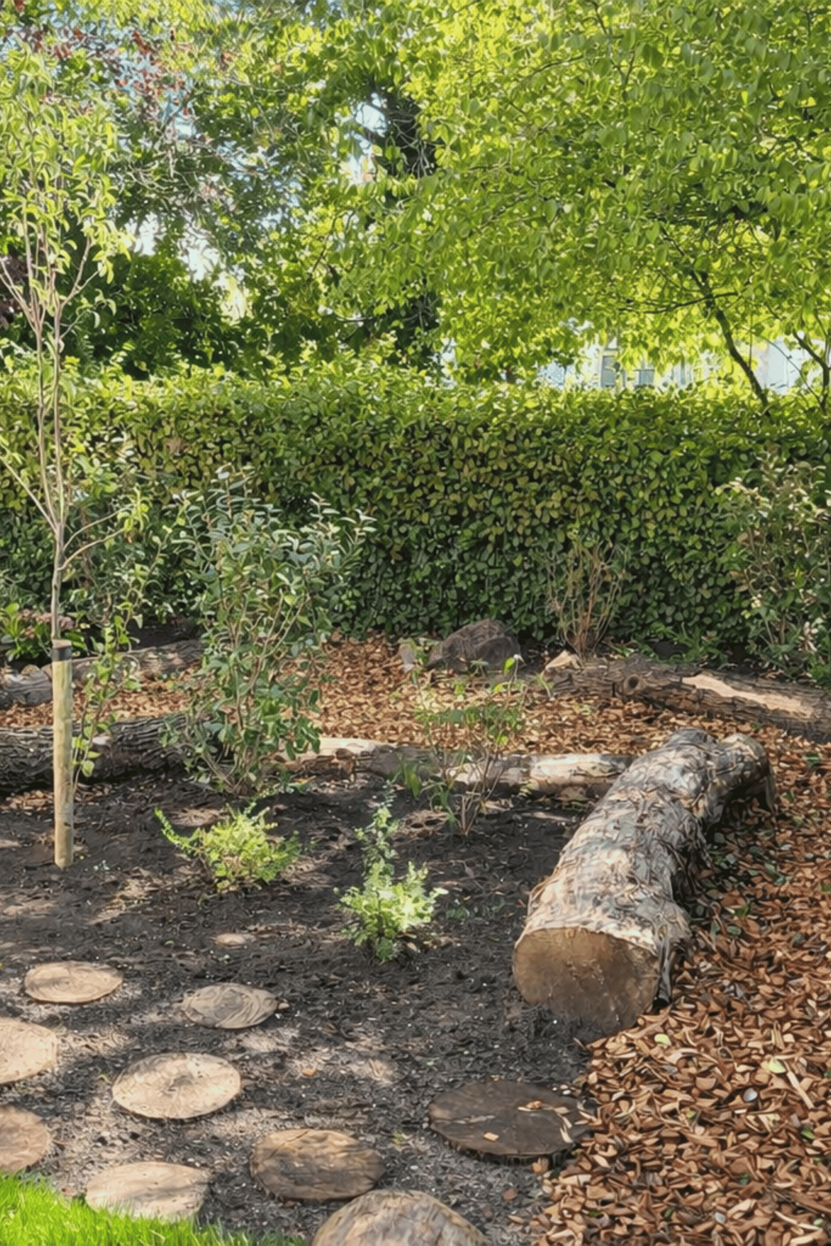 Avonturenpad met natuurlijke speelelementen